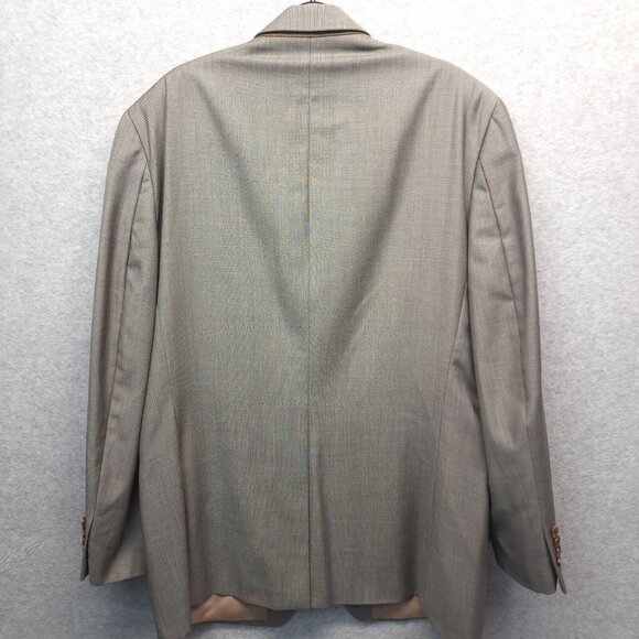 Ralph Lauren Wool Blazer Mens 43L Sport Coat Suit‎ Jacket Grey Single Breasted - Picture 7 of 15